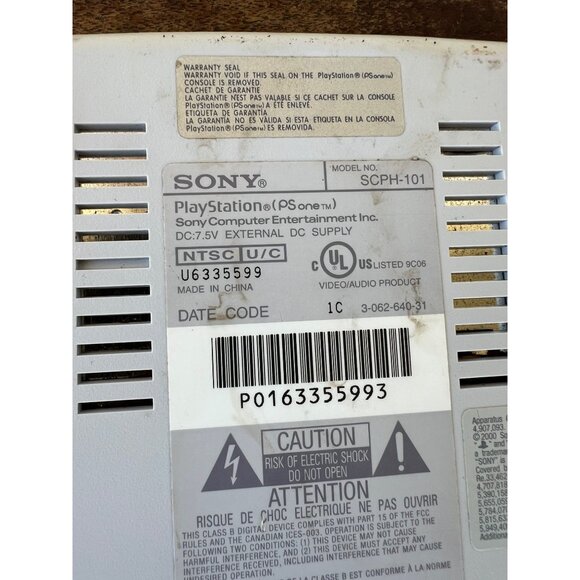 Sony PS One SCPH-101 Console ONLY Compact Design Retro Gaming System Works K3 - Picture 5 of 5